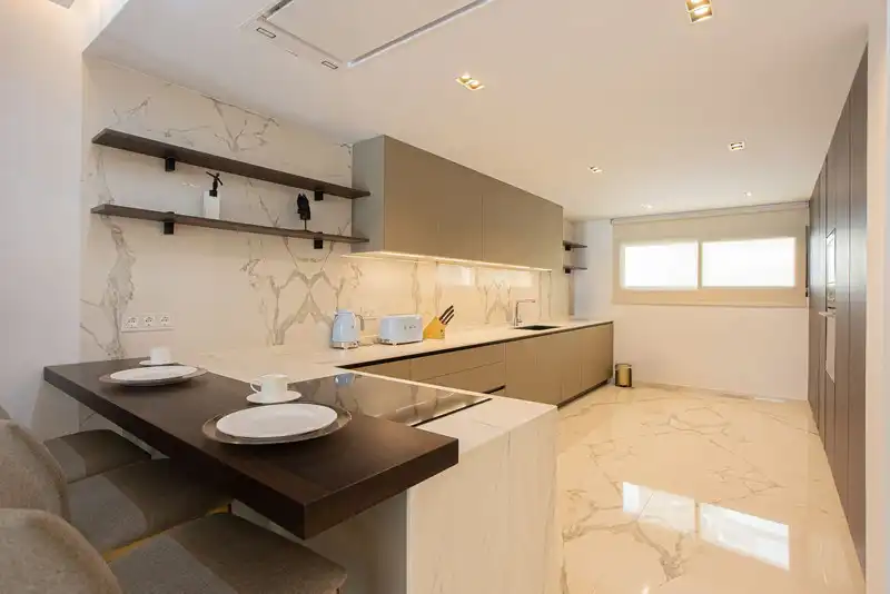 Kitchen of Detached homes for rent in Marbella  with Air Conditioner, Terrace and Storage room