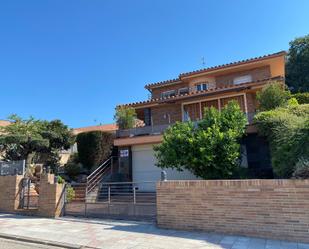 Exterior view of Country house for sale in Santa Coloma de Farners  with Air Conditioner and Terrace