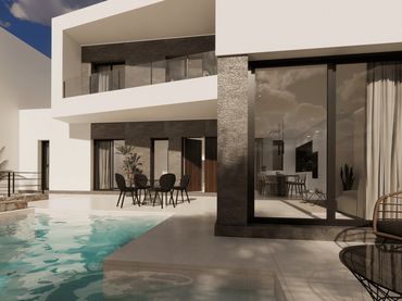Adossat amb piscina en venda a Avenida de la Mujer