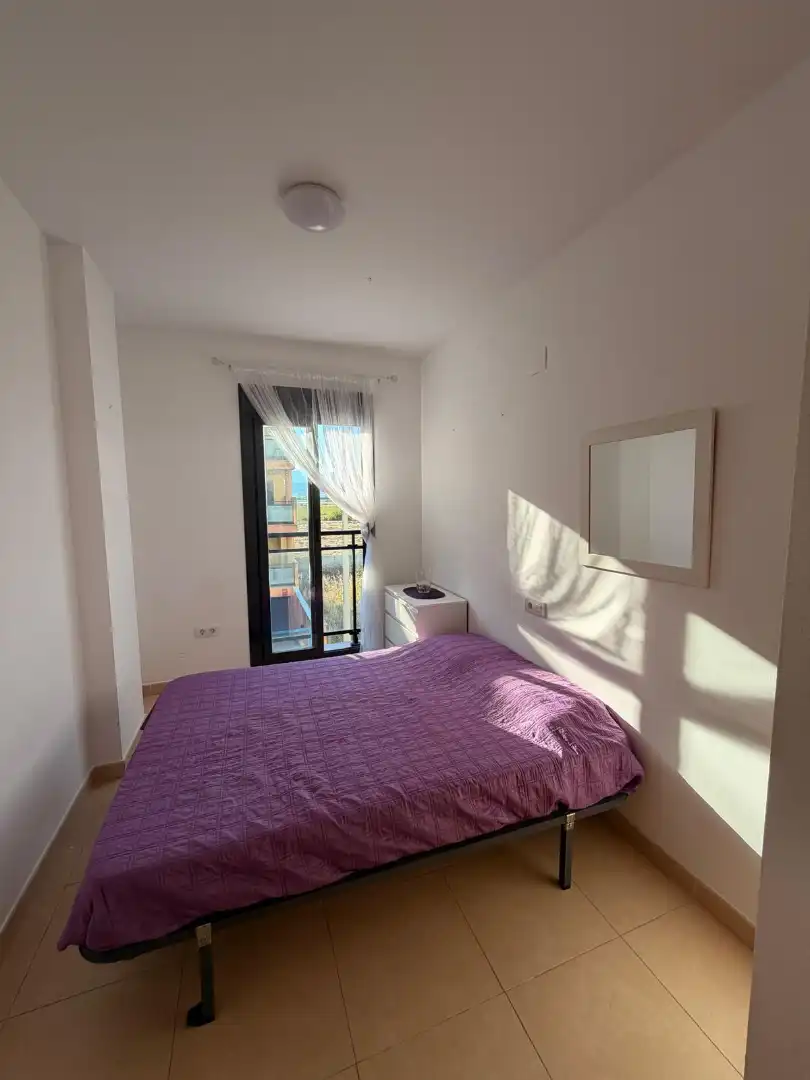 Bedroom of Flat for rent in Chilches / Xilxes  with Terrace, Storage room and Furnished