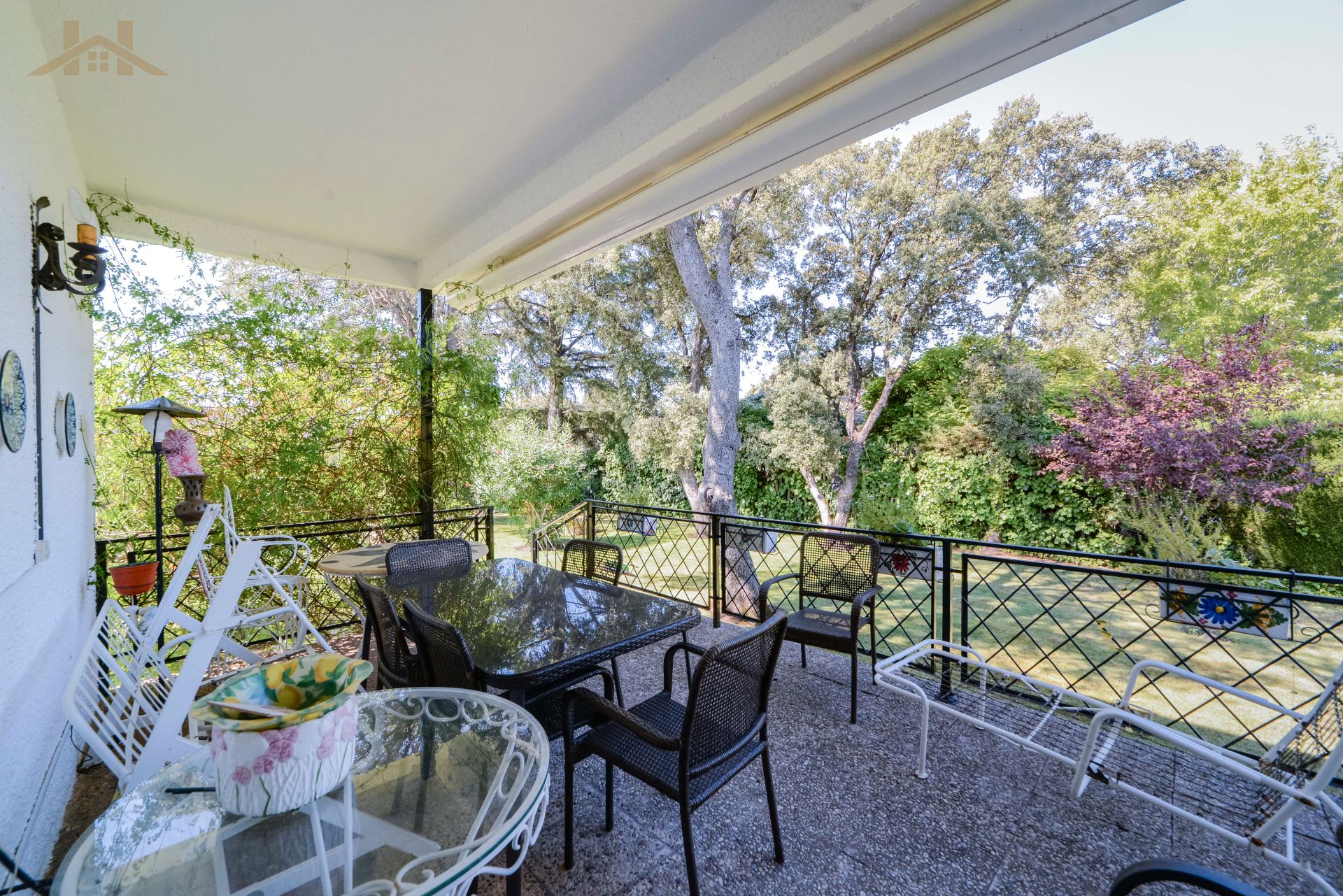 Terrace of House or chalet for sale in Villa del Prado  with Air Conditioner, Heating and Private garden