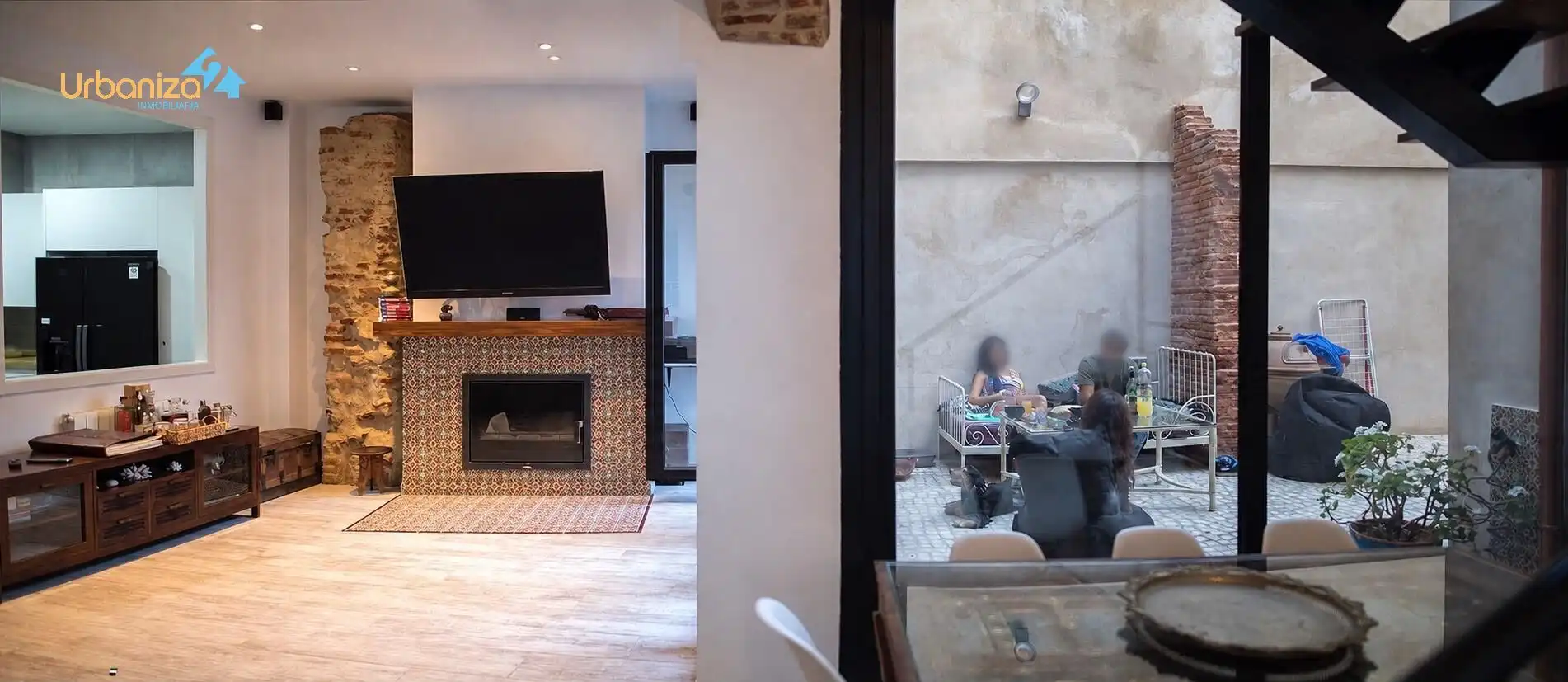 Sala de estar de Casa o chalet en venta en Badajoz con Aire acondicionado, Calefacción y Terraza