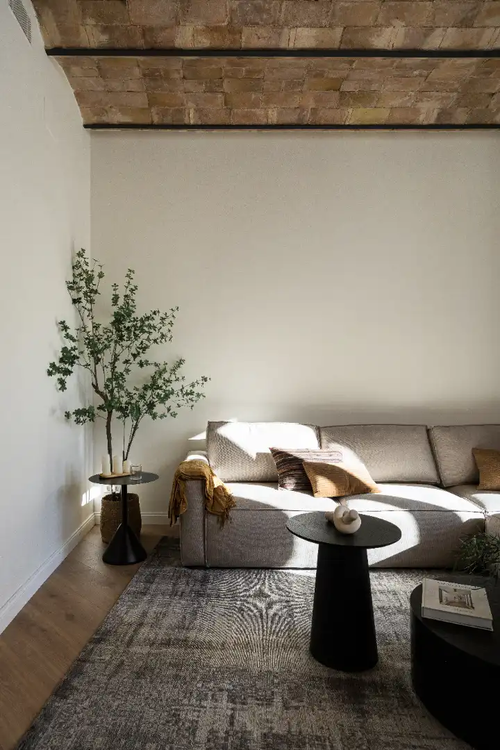 Sala d'estar de Pis en venda en Barcelona amb Aire condicionat, Calefacció i Parquet