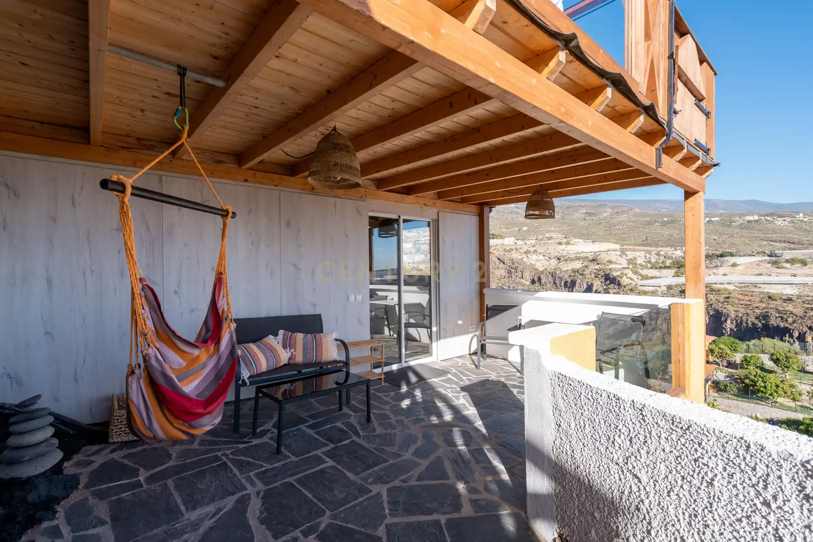 Terrasse von Haus oder Chalet zur Miete in Candelaria