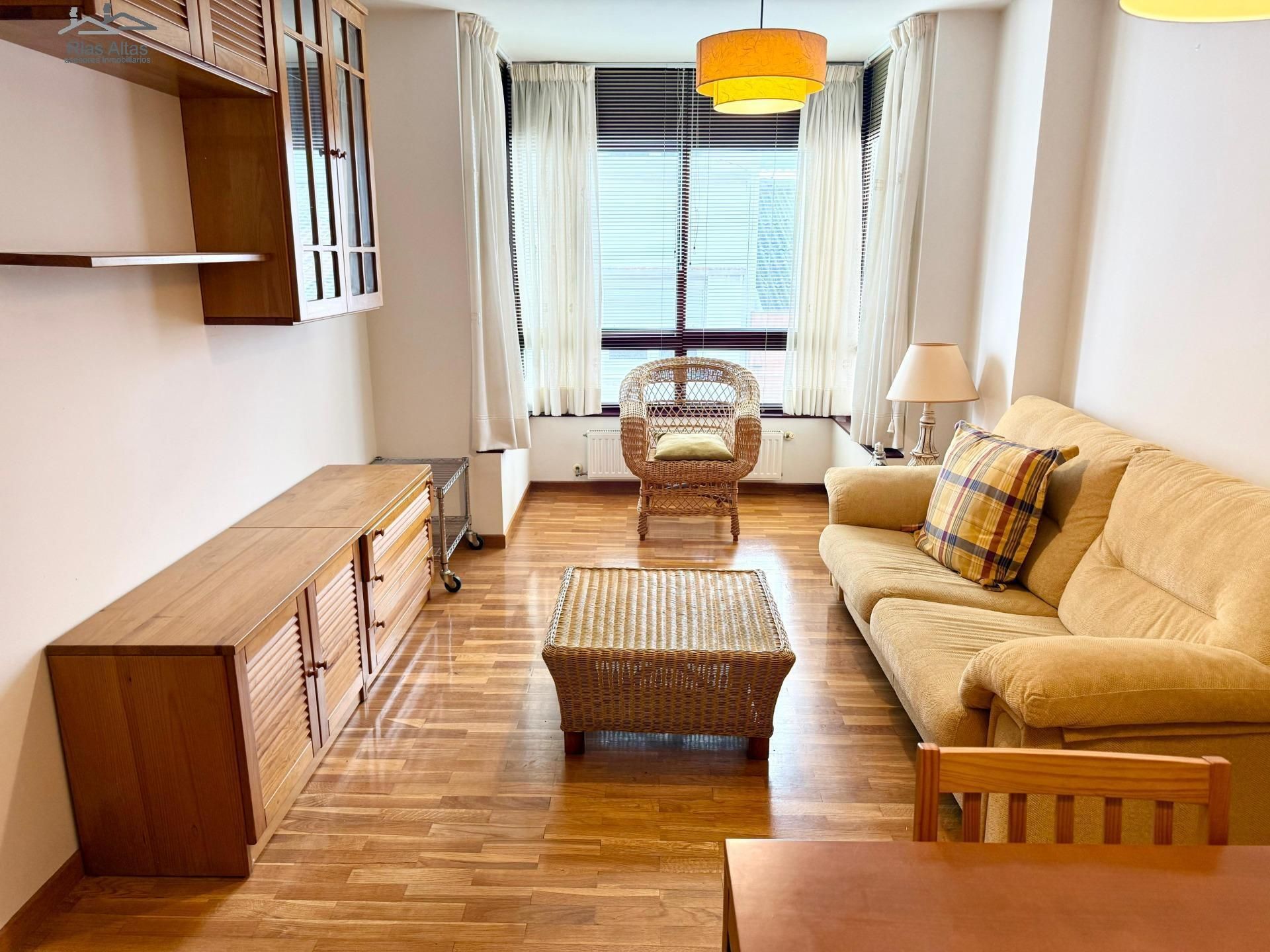 Living room of Flat to rent in A Coruña Capital   with Heating