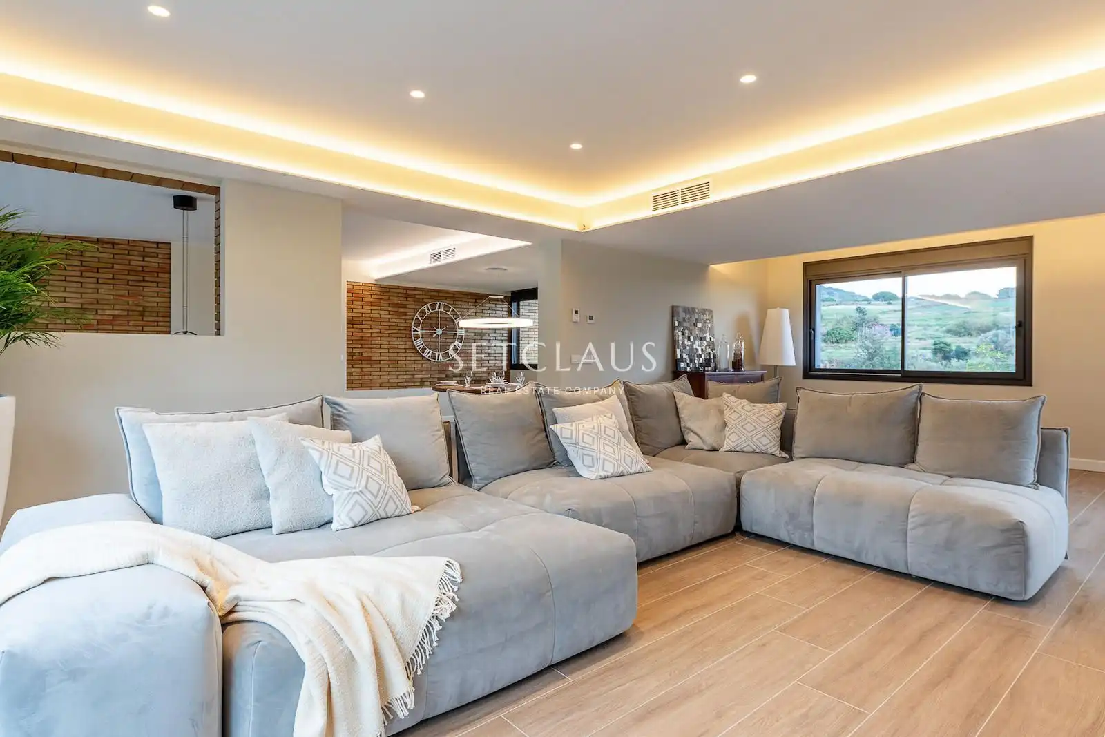 Sala de estar de Casa o chalet en venta en Tiana con Aire acondicionado, Calefacción y Terraza