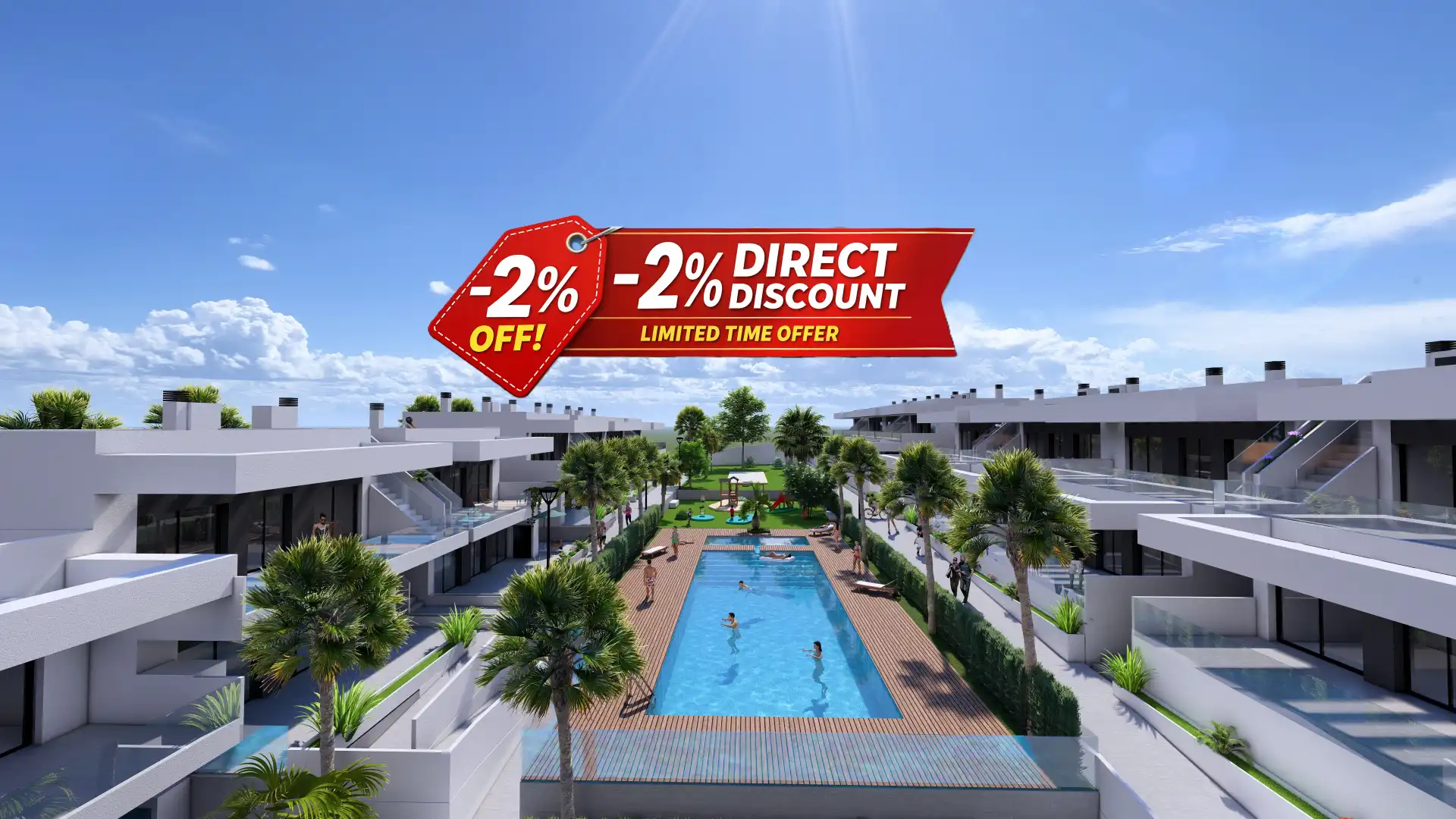 Vista exterior de Apartamento en venta en Algorfa con Aire acondicionado, Jardín privado y Terraza