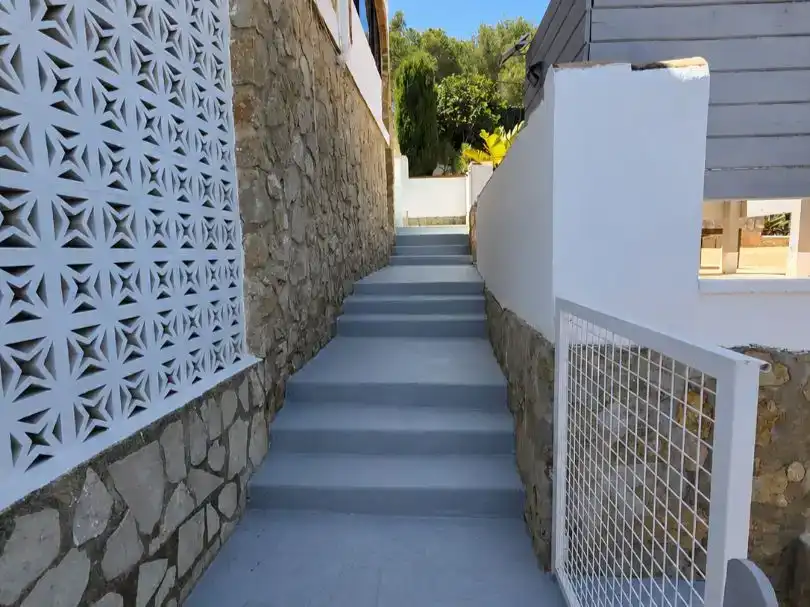 Vista exterior de Casa o chalet en venta en Dénia con Aire acondicionado, Jardín privado y Trastero