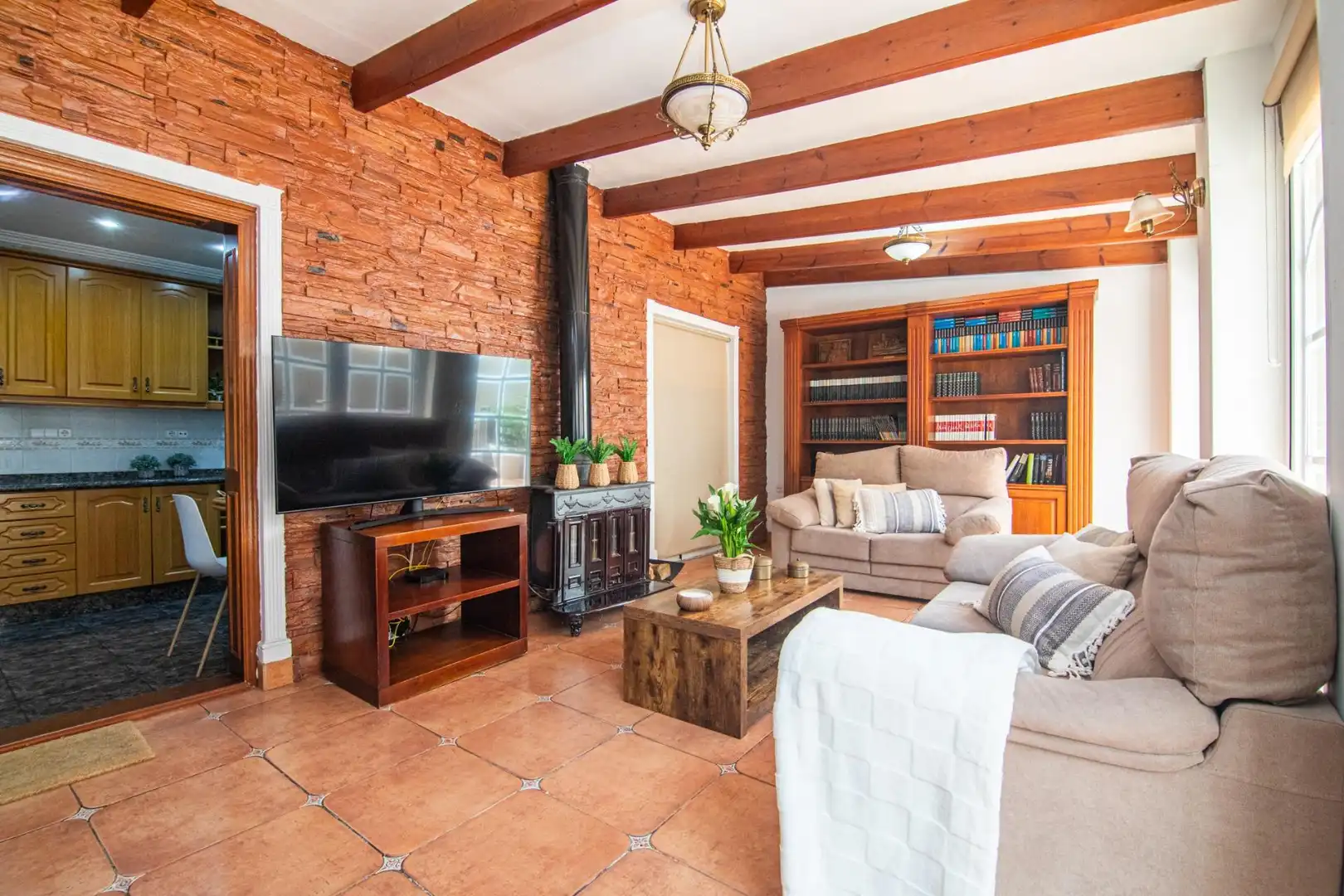 Sala de estar de Planta baja en venta en Elche / Elx con Aire acondicionado, Calefacción y Terraza