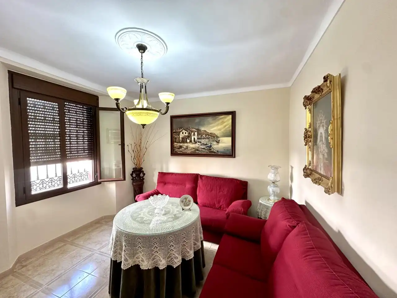 Sala de estar de Casa o chalet en venta en Mollina con Aire acondicionado, Jardín privado y Trastero