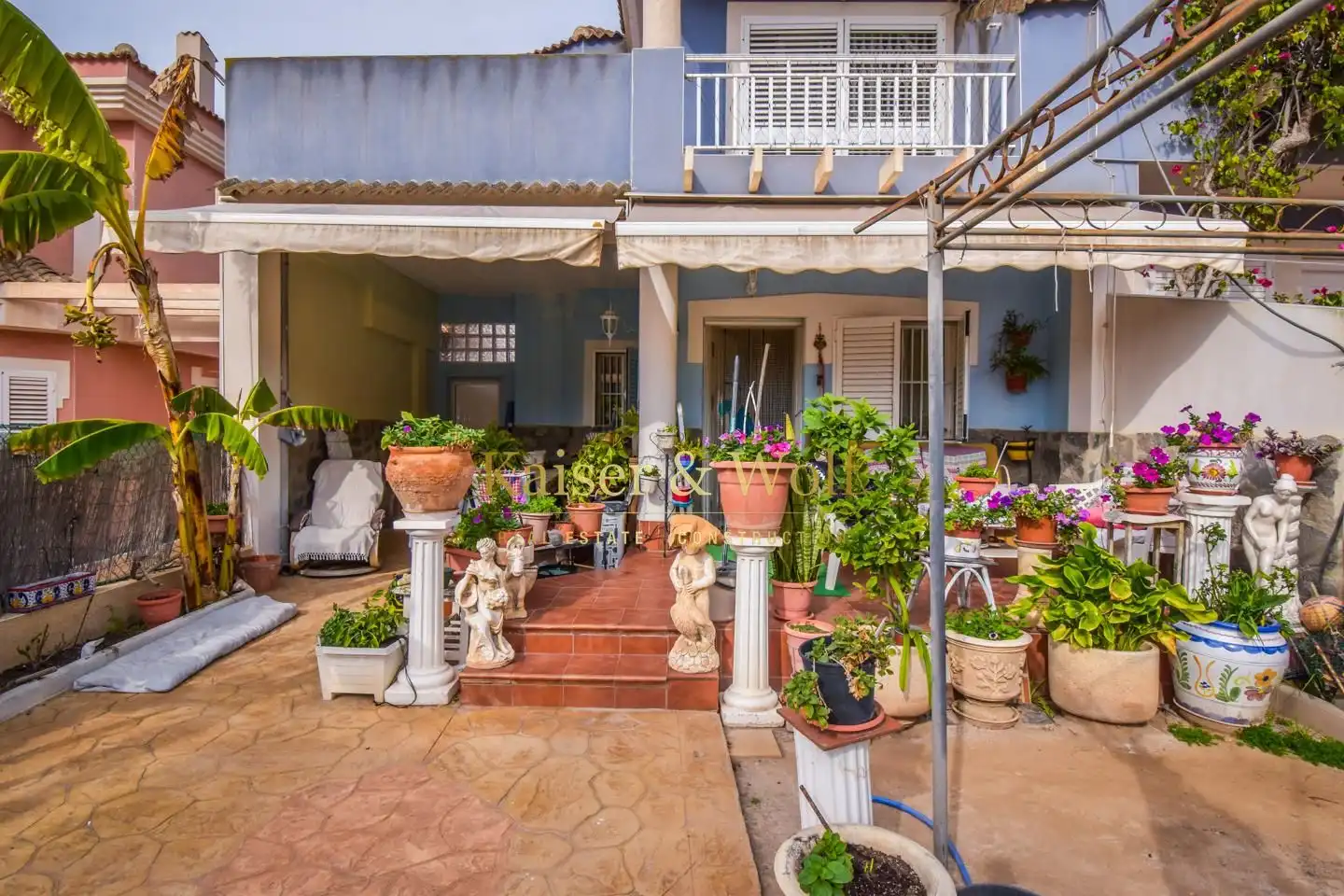 Terraza de Casa o chalet en venta en Santa Pola con Aire acondicionado, Jardín privado y Terraza