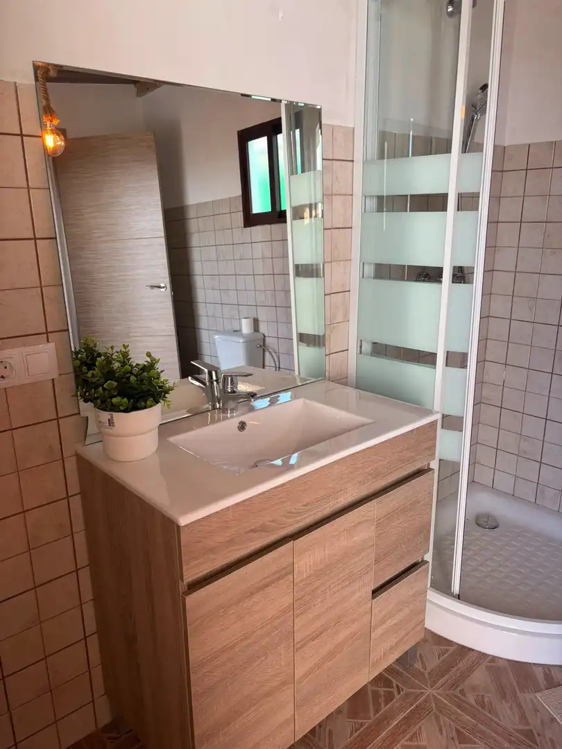 Bathroom of Houses for rent in Riogordo  with Private garden