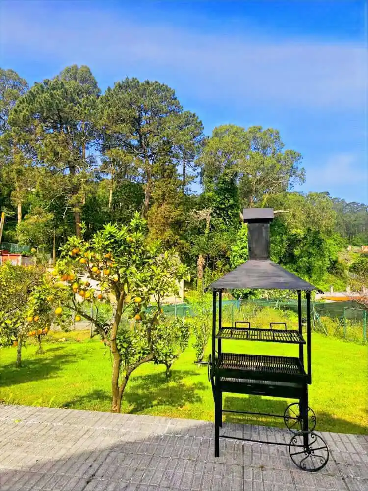 Garden of Houses for rent in Cangas   with Heating, Private garden and Terrace