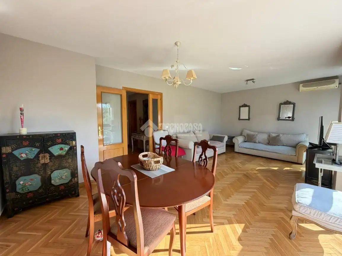 Living room of Flat for rent in Madrid  with Heating and Community pool