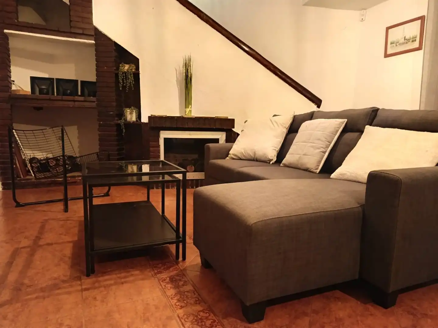 Sala de estar de Piso en venta en Valencia de Alcántara con Aire acondicionado, Terraza y Amueblado