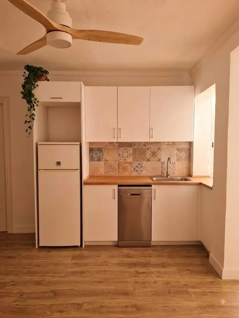 Küche von Wohnung zur Miete in Alicante / Alacant mit Klimaanlage, Heizung und Terrasse