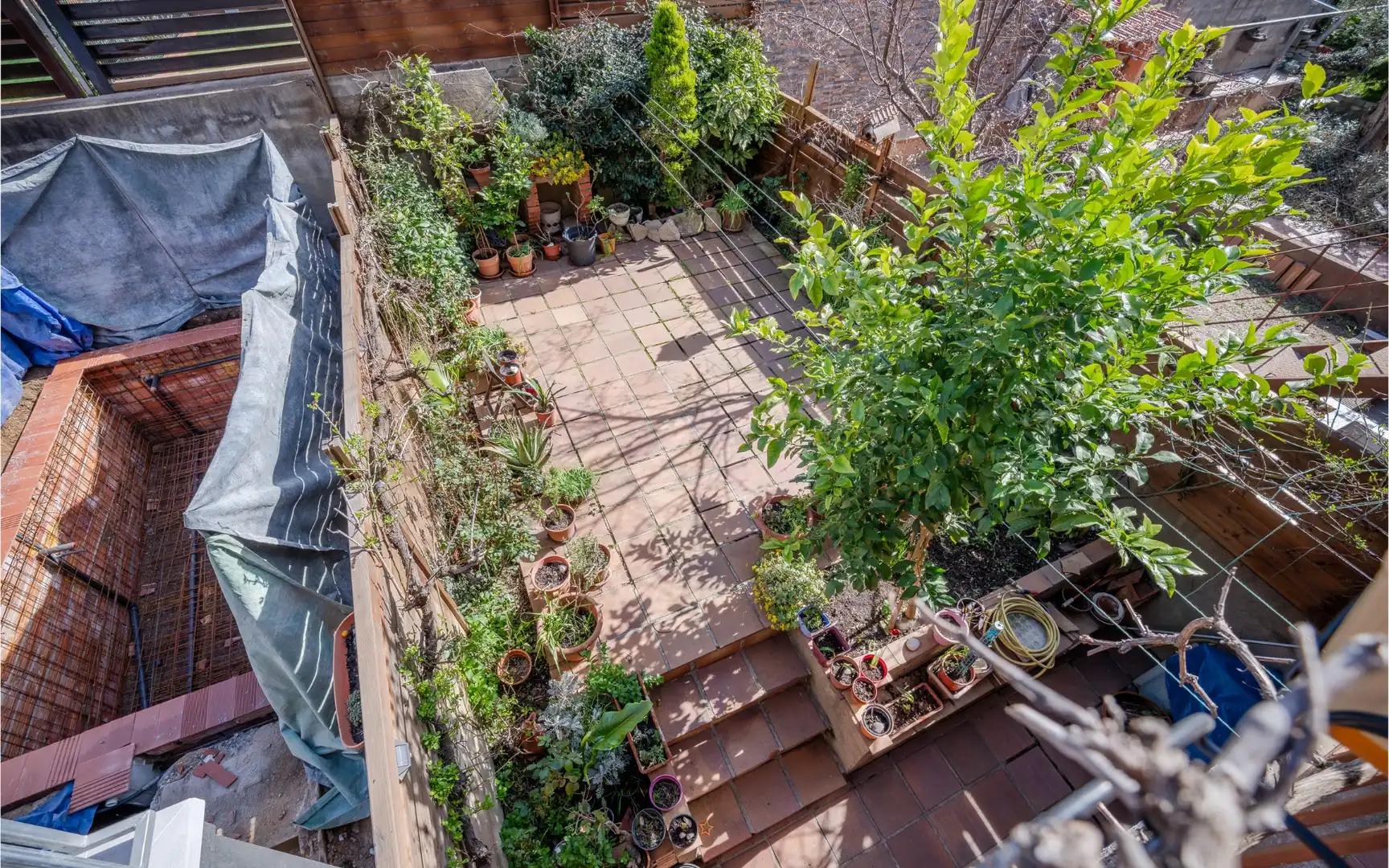 Terraza de Casa o chalet en venta en Girona con Aire acondicionado, Calefacción y Jardín privado