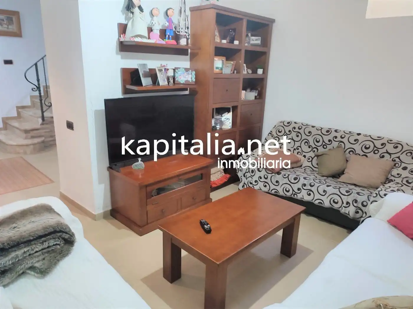 Sala de estar de Casa o chalet en venta en Agullent con Terraza y Balcón