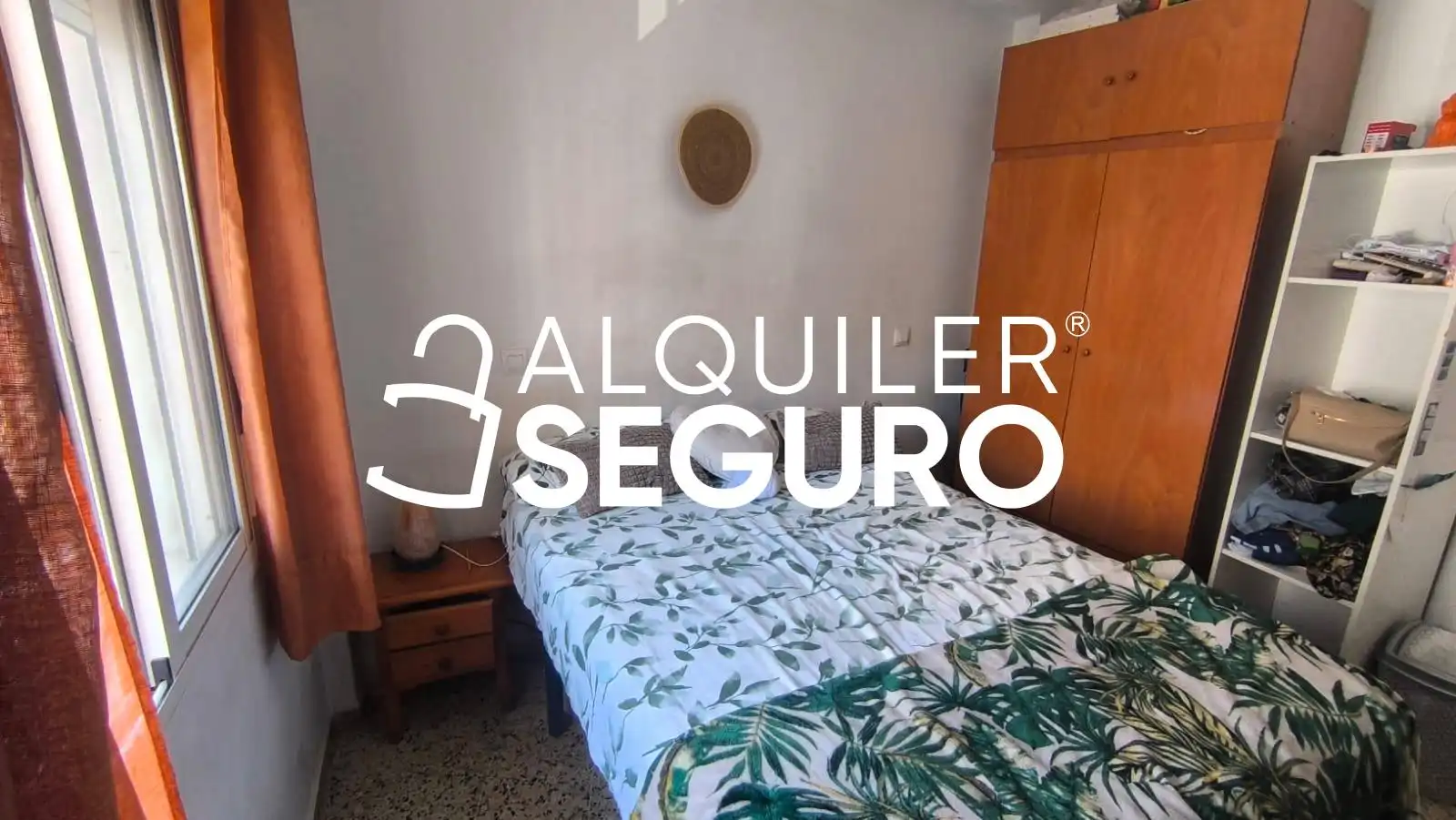 Bedroom of Flat for rent in Málaga  with Air Conditioner and Furnished
