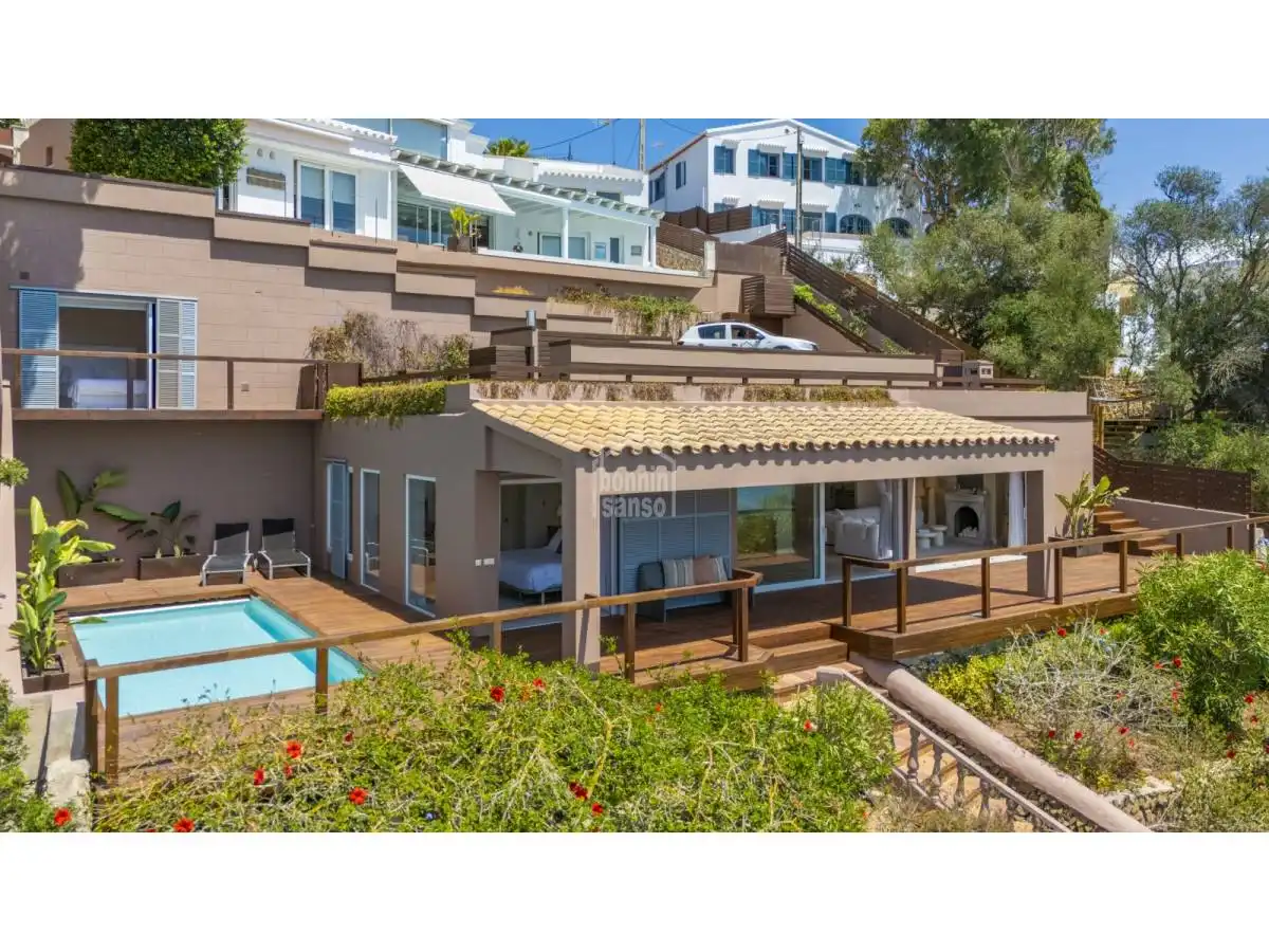 Vista exterior de Casa o chalet en venta en Maó - Mahón con Calefacción, Terraza y Piscina