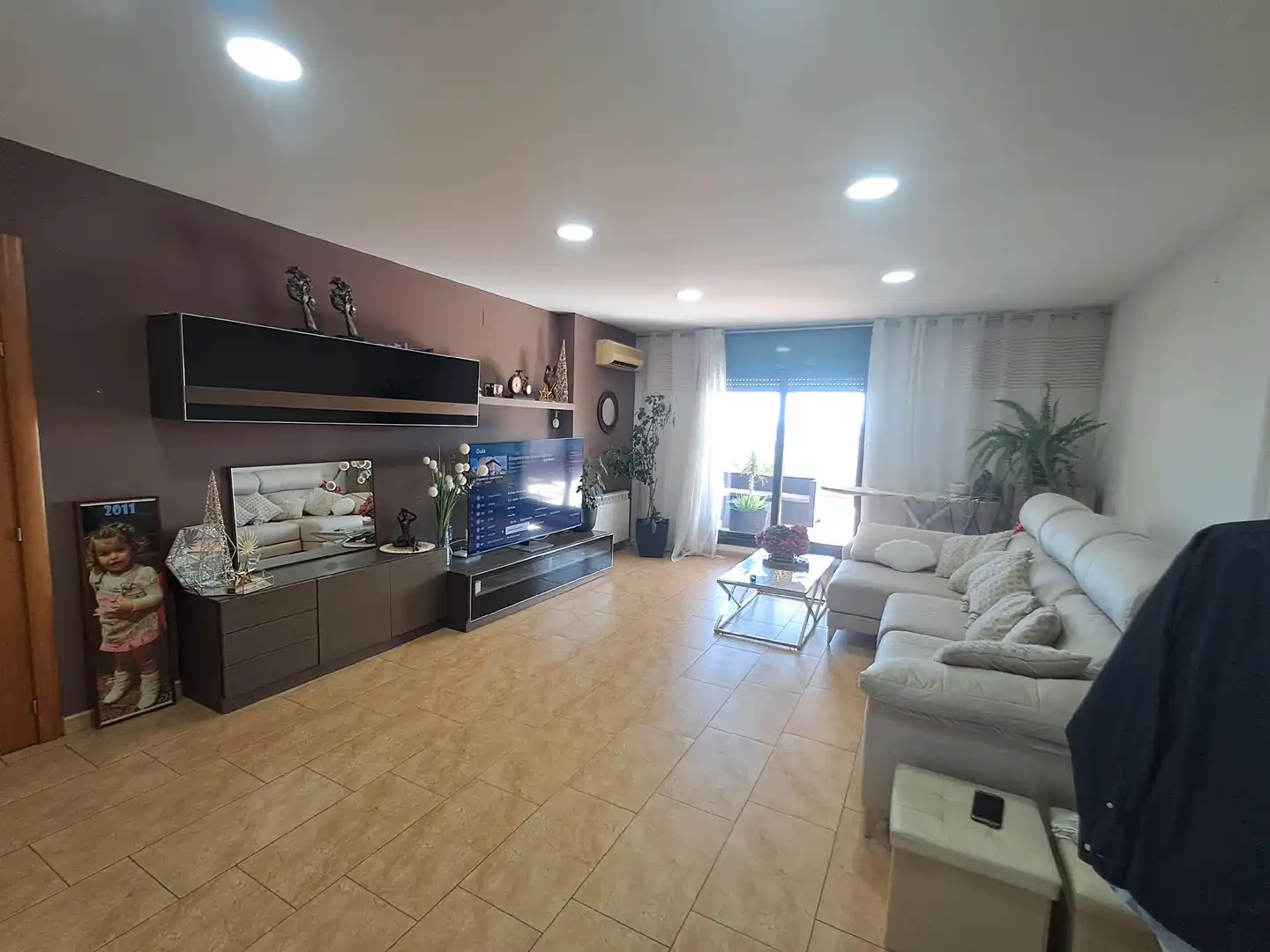 Sala de estar de Ático en venta en Alcarràs con Aire acondicionado, Calefacción y Terraza
