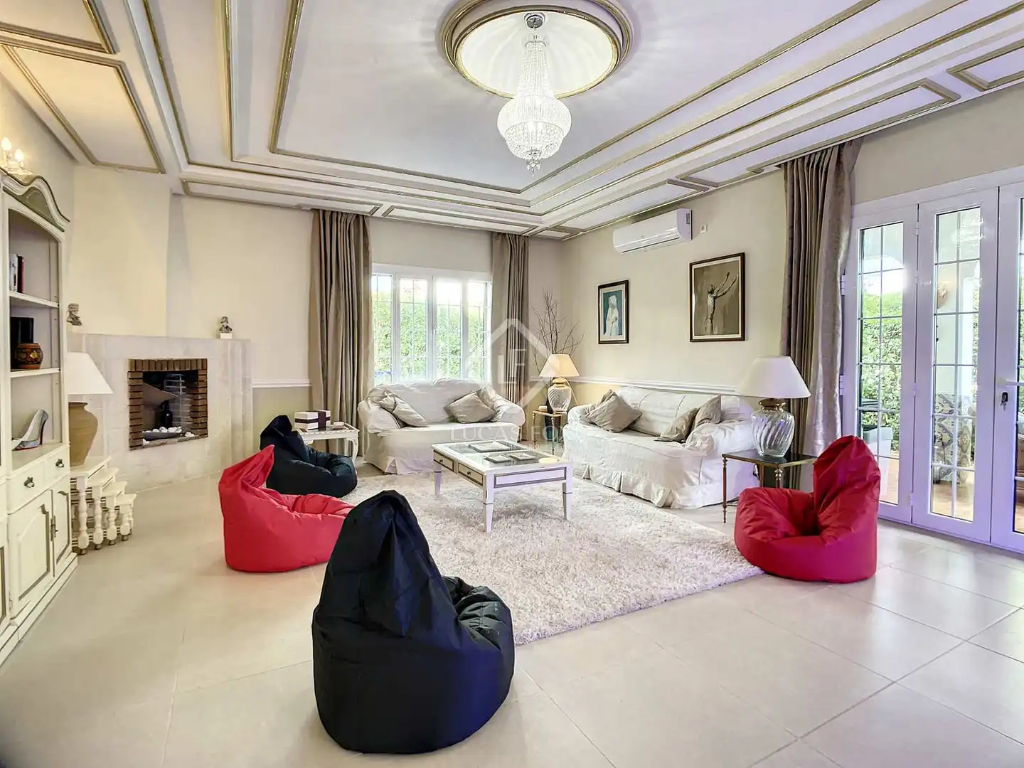 Living room of Houses for sale in Maó - Mahón  with Air Conditioner, Heating and Private garden
