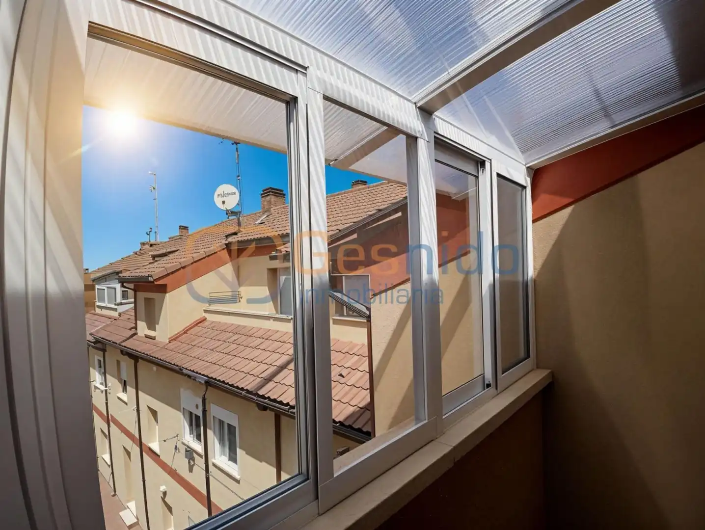 Terrasse von Wohnung zum Verkauf in Espirdo mit Heizung, Parkett und Terrasse
