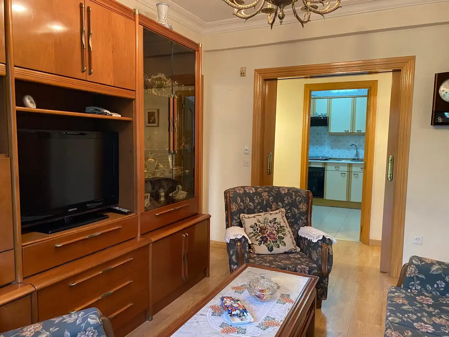 Sala de estar de Piso en venta en Madrid con Terraza, Amueblado y Horno