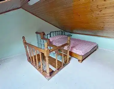 Schlafzimmer von Einfamilien-Reihenhaus zum Verkauf in Laviana mit Möbliert
