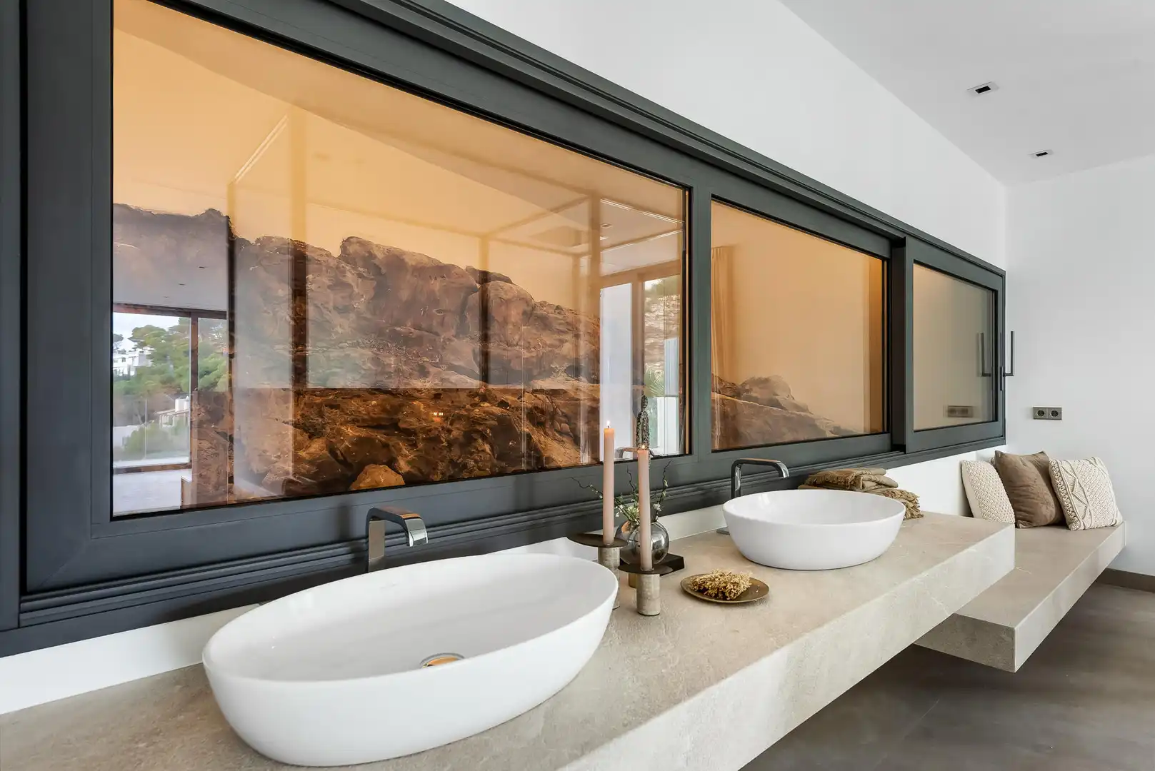 Baño de Finca rústica en venta en Capdepera con Aire acondicionado, Calefacción y Terraza