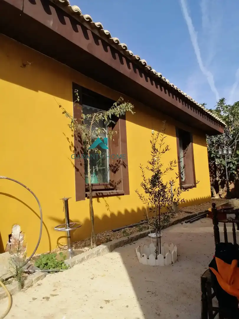 Vista exterior de Casa o xalet en venda en Albarreal de Tajo amb Jardí privat