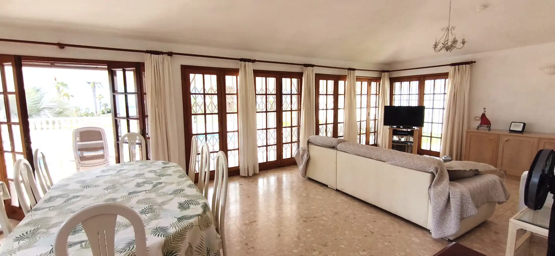 Esszimmer von Haus oder Chalet zur Miete in San Miguel de Abona mit Privatgarten, Terrasse und Schwimmbad