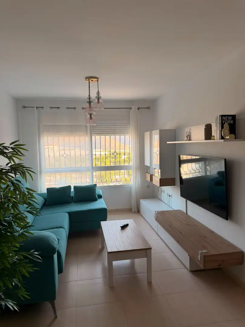 Sala de estar de Piso de alquiler en Berja con Aire acondicionado, Amueblado y Horno