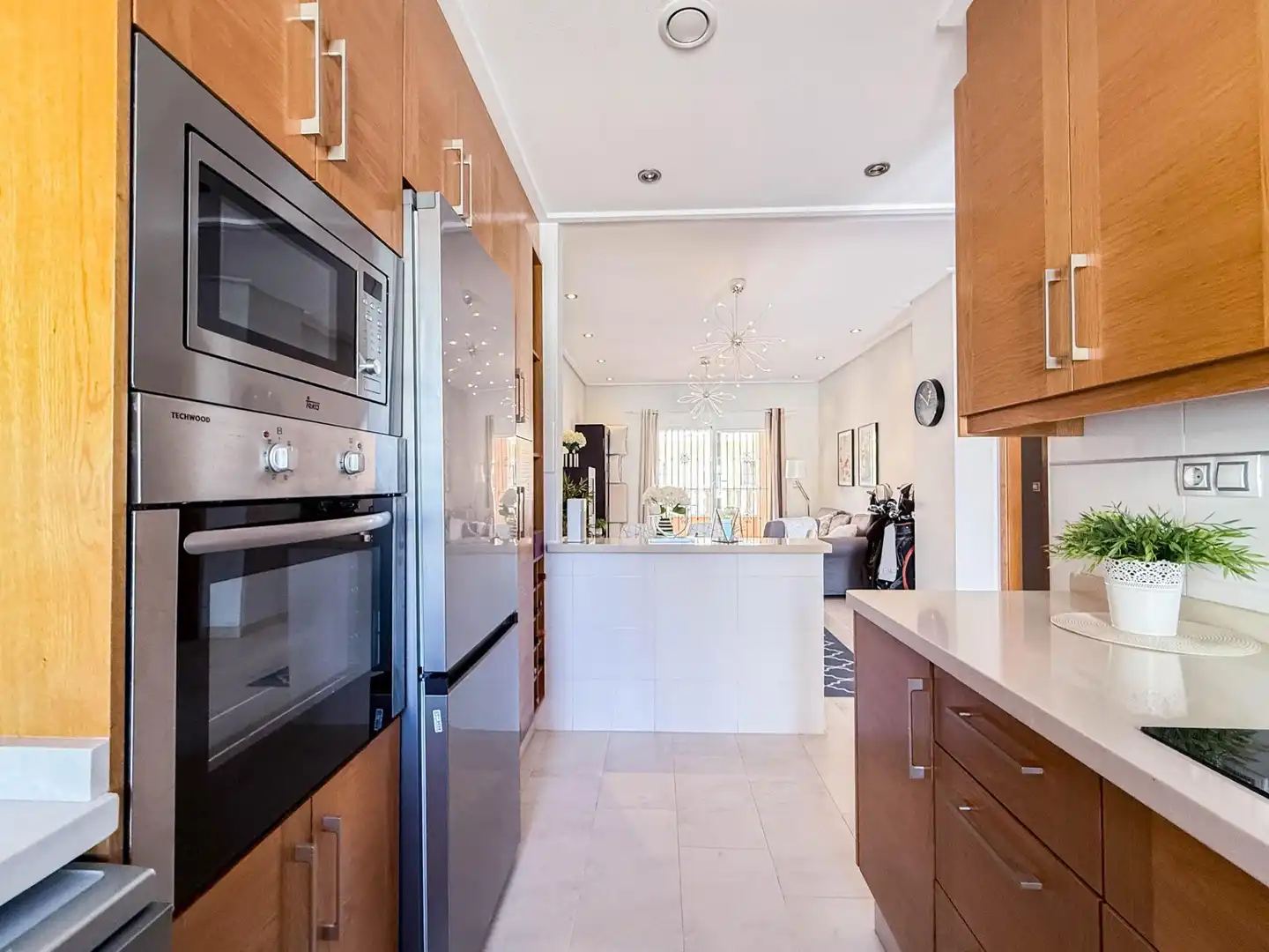 Cuina de Apartament en venda en Orihuela amb Aire condicionat, Jardí privat i Terrassa