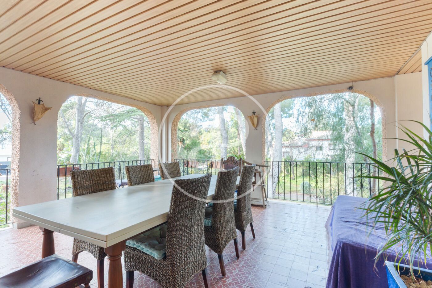 Terraza de Casa o chalet en venta en Serra con Aire acondicionado, Calefacción y Jardín privado