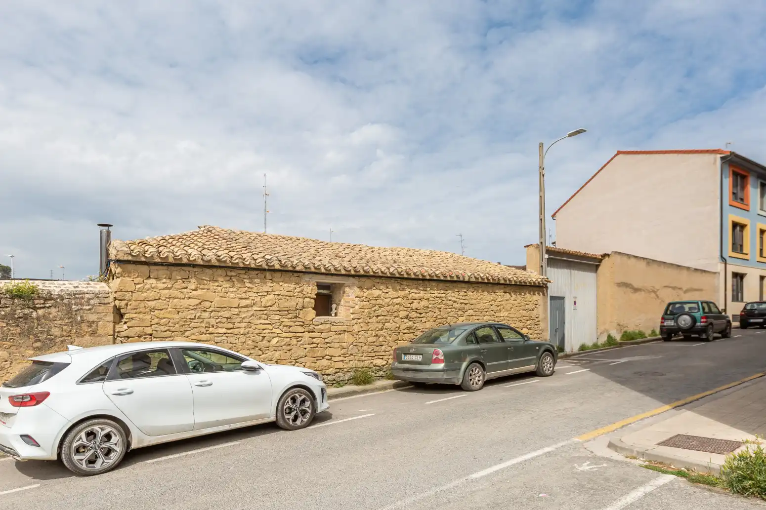 Vista exterior de Casa o xalet en venda en Tafalla amb Parquet