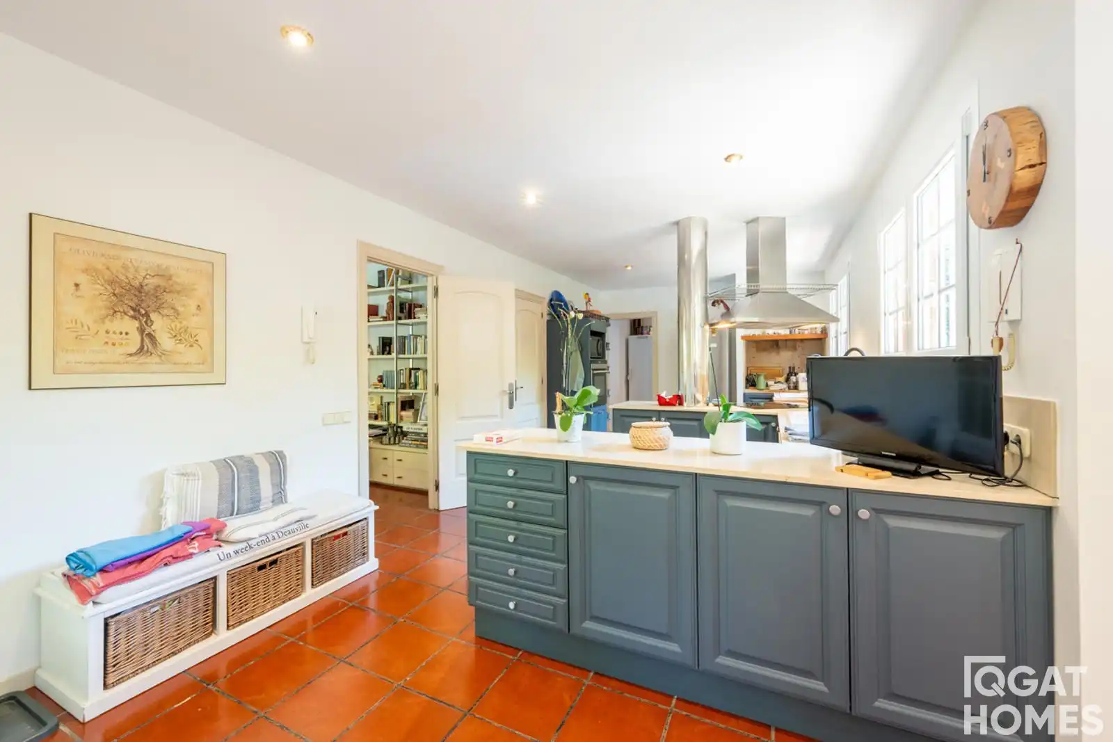 Kitchen of Houses for sale in Sant Cugat del Vallès  with Heating, Terrace and Storage room