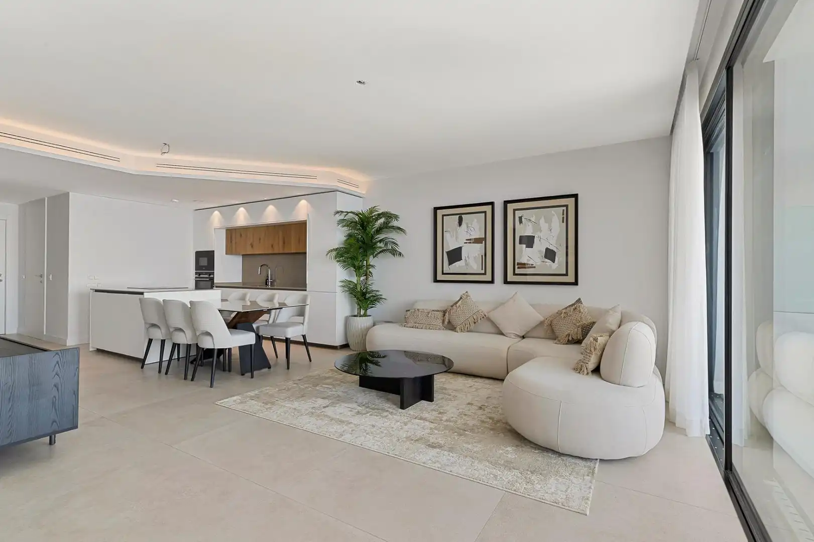 Sala d'estar de Apartament en venda en Fuengirola amb Aire condicionat, Calefacció i Terrassa