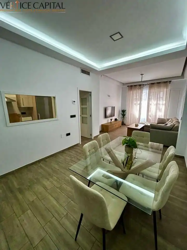 Sala de estar de Piso de alquiler en Málaga con Aire acondicionado, Calefacción y Amueblado