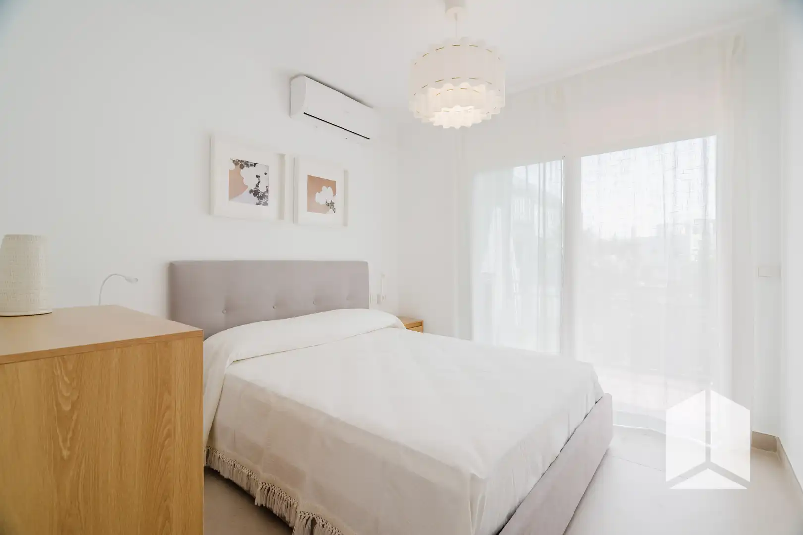 Schlafzimmer von Wohnung zum Verkauf in Castelldefels mit Klimaanlage, Terrasse und Schwimmbad