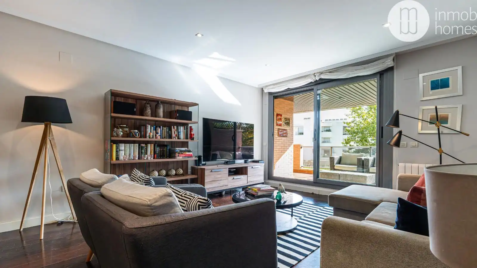 Sala de estar de Piso en venta en Boadilla del Monte con Aire acondicionado, Calefacción y Parquet