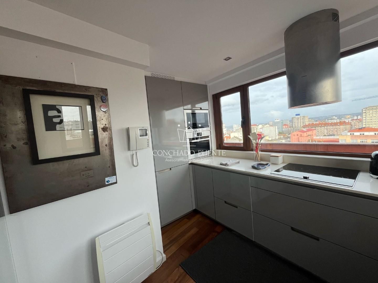 Kitchen of Attic for sale in A Coruña Capital 