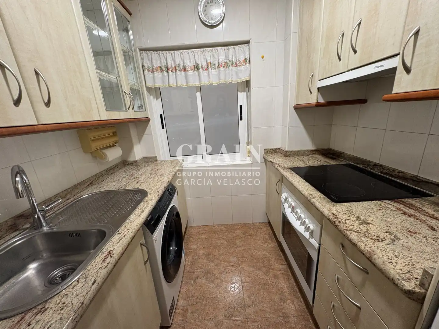 Kitchen of Flat for rent in Albacete  with Air Conditioner, Heating and Balcony