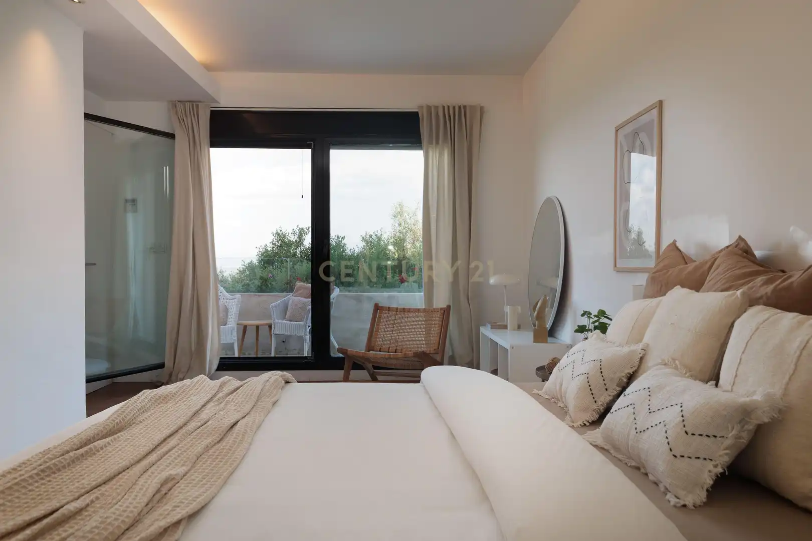 Dormitori de Casa o xalet en venda en Sant Cugat del Vallès amb Aire condicionat, Jardí privat i Traster