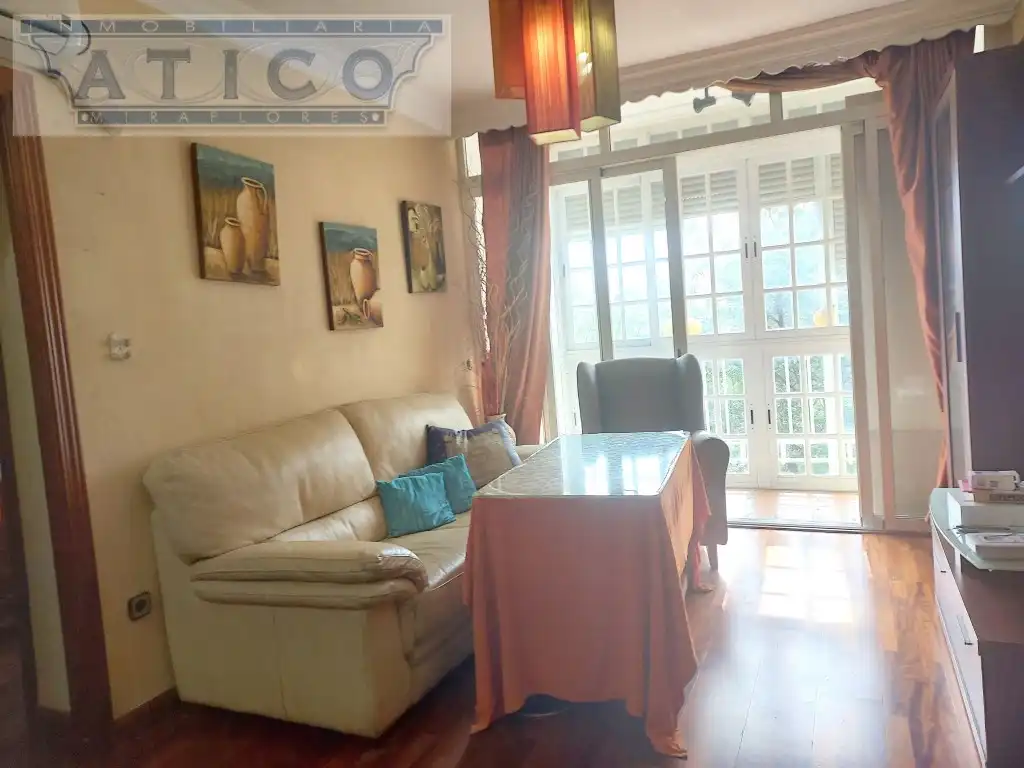 Sala de estar de Piso en venta en  Sevilla Capital con Aire acondicionado y Terraza
