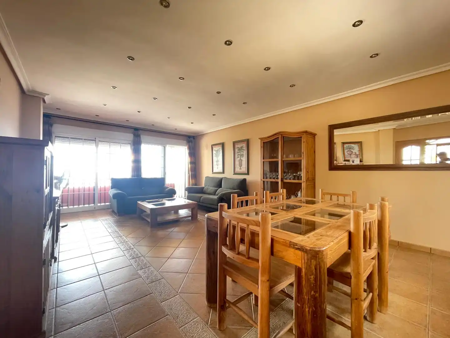 Wohnzimmer von Haus oder Chalet zum Verkauf in Mazarrón mit Klimaanlage, Heizung und Privatgarten