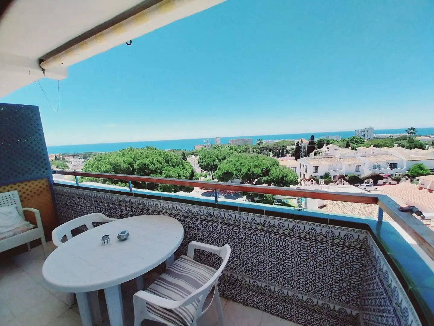 Terraza de Apartamento en venta en Mijas con Jardín privado, Terraza y Amueblado