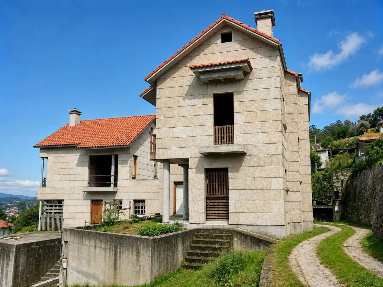 Terraced house with terrace for sale in Lugar Calvar - Domaio