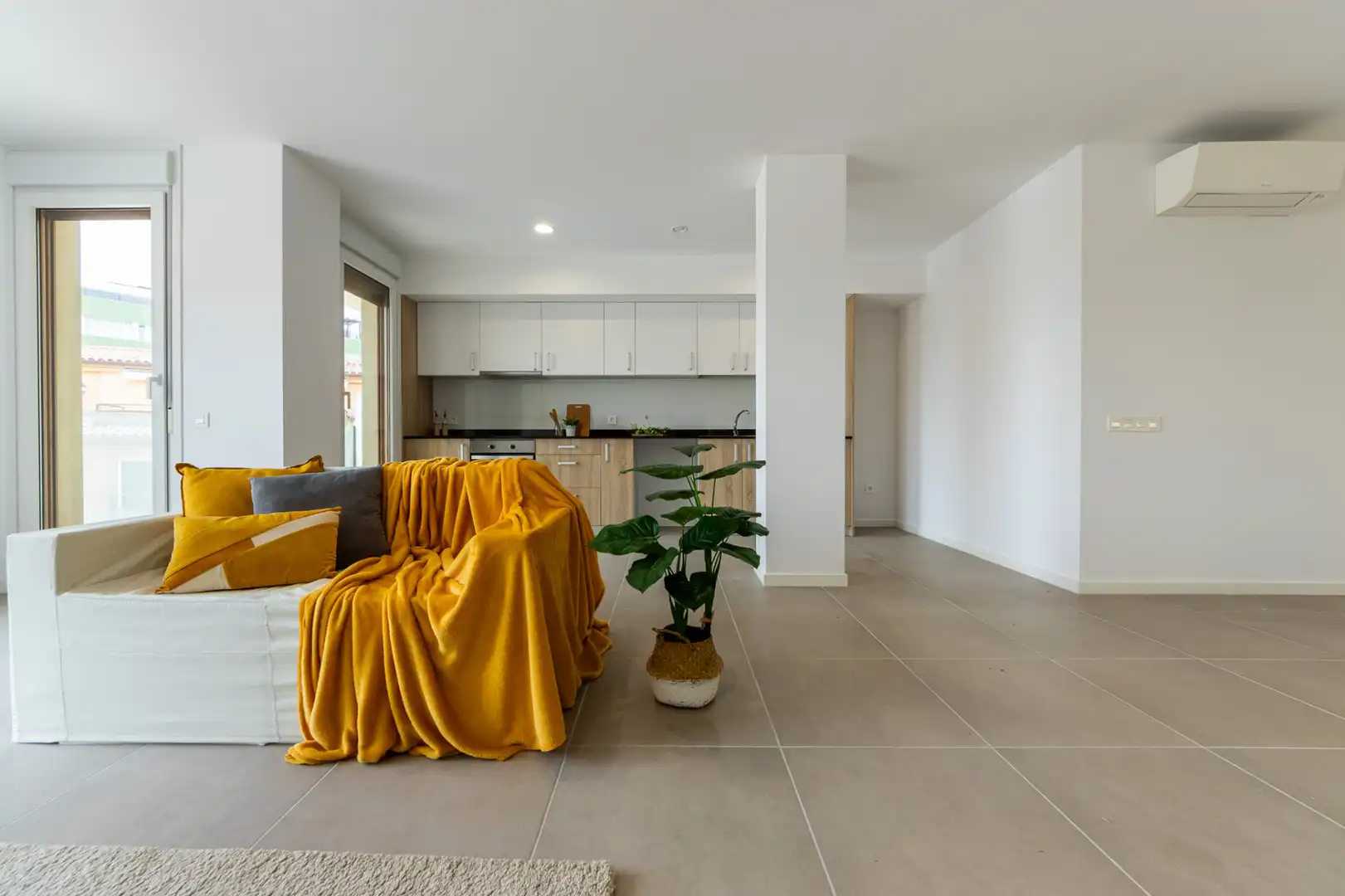 Sala de estar de Piso en venta en Montblanc con Aire acondicionado, Calefacción y Terraza