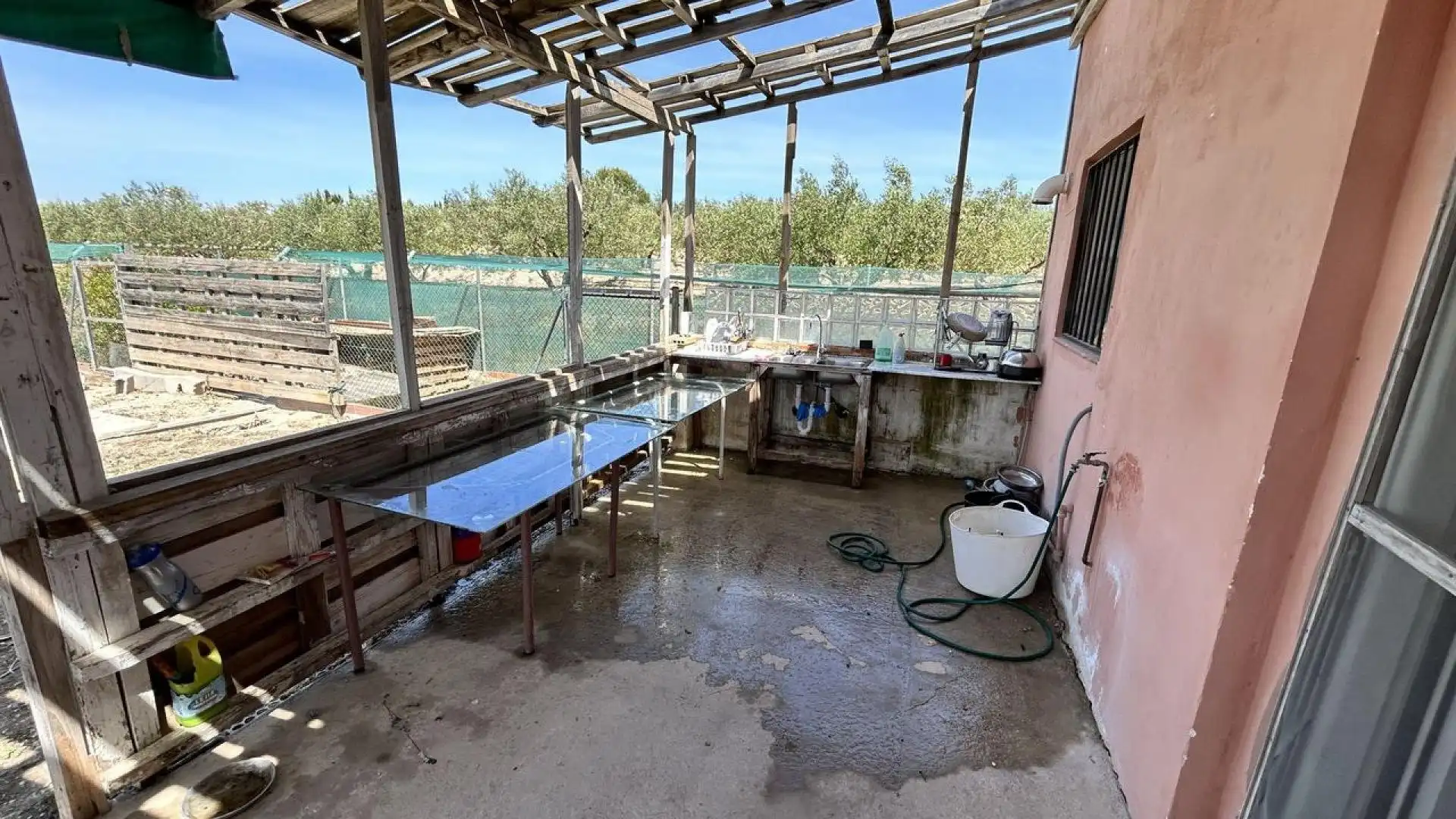 Terrasse von Country house zum Verkauf in La Pobla del Duc